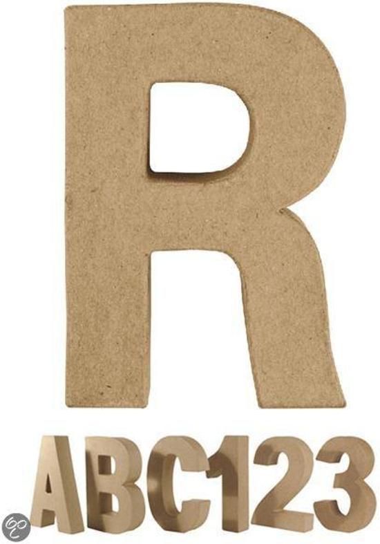 Rayher Hobby Papier mache letter R - 8718758470687