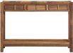 vidaXL Wandtafel Bruin 107 x 33 x 76 cm Massief Gerecycled Hout