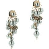 OTAZU Boucles d'oreilles pendantes Ultimate Pearl Grises Taille : OS | Boucles d'oreilles Outlet | Femme | Blanche