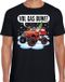 Bellatio Decorations Shoppartners Bv Fout Kerst shirt / t-shirt - Santa op monstertruck / truck - vol gas ouwe zwart voor heren - kerstkleding / kerst outfit S