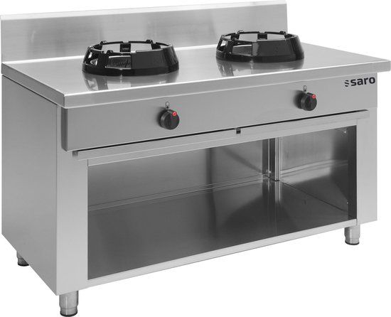 Saro Wok-Gasbrander Met Open Onderbouw Model CC / 03 - Horeca & Professioneel