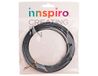 Maximale INNSPIRO Aluminiumdraad, magisch, plat, zwart, 3,5 x 1,0 mm, 5 m.