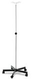 GIMA Stang 2 haken Iv - op houder met wielen - gedemonteerd