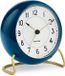 Arne Jacobsen Station Table Clock Wekker Petroleum Blauw - Ø 11 cm