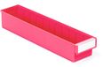Treston Bac de rangement - Rouge - Polypropylène (PP) - 132 mm x 500 mm x 100 mm