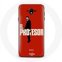 Maniacase Etui voor Samsung Galaxy J7 2017 La Casa de Papel El Profesor Tekening