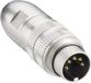 Lumberg 0332 08 DIN-connector Prise, droit Nombre de pôles: 8 Argent 1 pièce(s)