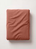 Essenza Fine Organic Jersey Hoeslaken Terracotta - 90-100 x 200-220 cm