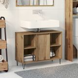 vidaXL Badkamerkast Artisan Eiken 80 x 33 x 60 cm