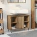 vidaXL Badkamerkast Artisan Eiken 80 x 33 x 60 cm