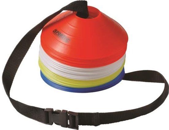 Sportec Draagriem Voor Afbakenbollen Zwart Nylon