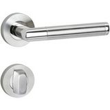 Hermat SPACE Poignée de porte Acier inoxydable Mat WC - Salle de bain