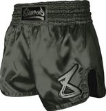 8 WEAPONS Strike Muay Thai Kickboxing Short Olijf Groen - S