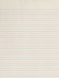 School Smart Rood en blauw gelinieerd krantenpapier voor klasse 3-10 1/2 x 8" - Ream van 500 - Wit