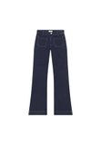 Wrangler Dames Jeans Flare, Flare Fit, uitlopende pijpen, Soft Moonlight, 30W x 34L