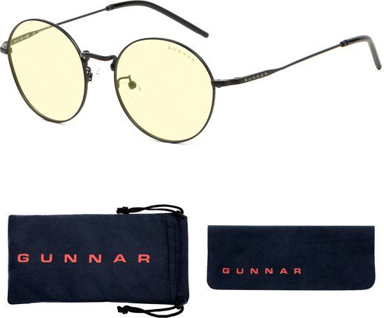 Gunnar Optiks GUNNAR Ellipse Gaming Bril - Computerbril - Blauw Licht Bril - Blue Light Glasses 0.2 Sterkte Amber