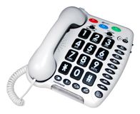Geemarc Amplipower 50 téléphone fixe – amplification 60 dB – touches d'urgence