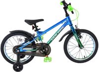 Volare Kinderfiets Jongens 16 inch Blauw Groen Twee Handremmen