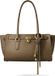 Michael Kors Hamilton Moderne Small Ew Shoulder Tote Taupe Leer