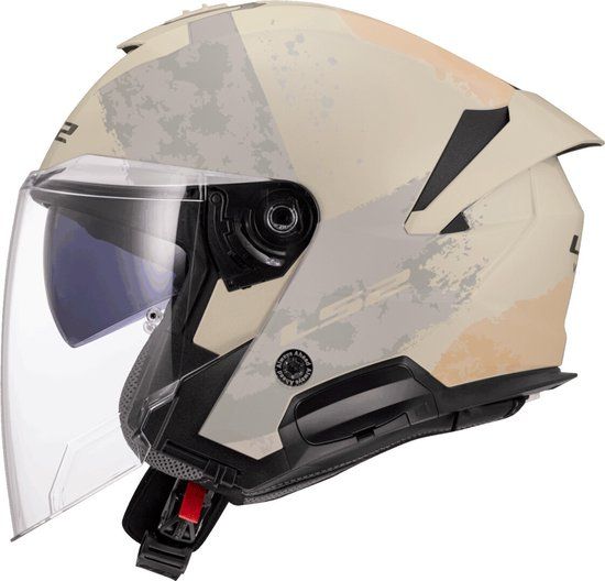 LS2 OF618 Verso II Aqua Ivory Jethelm - Helm