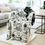 Franco Collectibles Peanuts Snoopy Bedding Soft Cozy Lux Intarsia gebreide deken, 127 x 152 cm, (officieel gelicentieerd product)