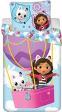 Gabby's Poppenhuis Gabby's Dollhouse Dekbedovertrek luchtballon - 140 x 200 cm - Katoen