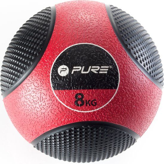 Pure2Improve Medicine Ball - 8kg - Rood