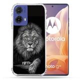 Cokitec Versterkte hoes voor Motorola G85 5G Majestueuze Animal Lion