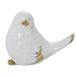 Alexandra House Living Decoratief figuur, wit, keramiek, vogel