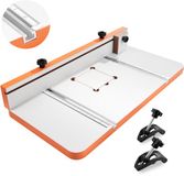 VEVOR Tafel voor Kolomboormachine, Boortafel 605x300 mm, met Verstelbare Aanslag en Aanslagblok, T-Sleuven, Mdf Tafelblad, Schaalverdeling, Ondersteuning voor Meerdere Klemmen en Bankschroeven