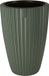 Form Plastic Plantenpot/bloempot Mika - kunststof - groen - D40 x H58 cm - met binnenpot - rond