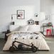 TODAY Beddengoedset - JAVA - 2 personen - 240 x 220 cm - Katoen - Manga print - Beige