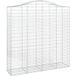 Panier de gabions arqué 200x50x200/220 cm fer galvanisé