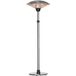 Parasol électrique 3000W sans CO₂ 13 m² IP44 - Radiateur d'appoint sur pied 3 niveaux de puissance - Hauteur ajustable 160-200 cm acier inoxydable argent