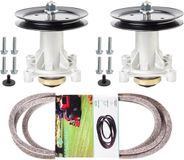 Merkloos / Sans marque Bol Spindel Montagekit - Vervangende onderdelen - Grasmaaier onderhoud - Hoge kwaliteit aluminiumlegering - 42-54 inch dekken - Zilver