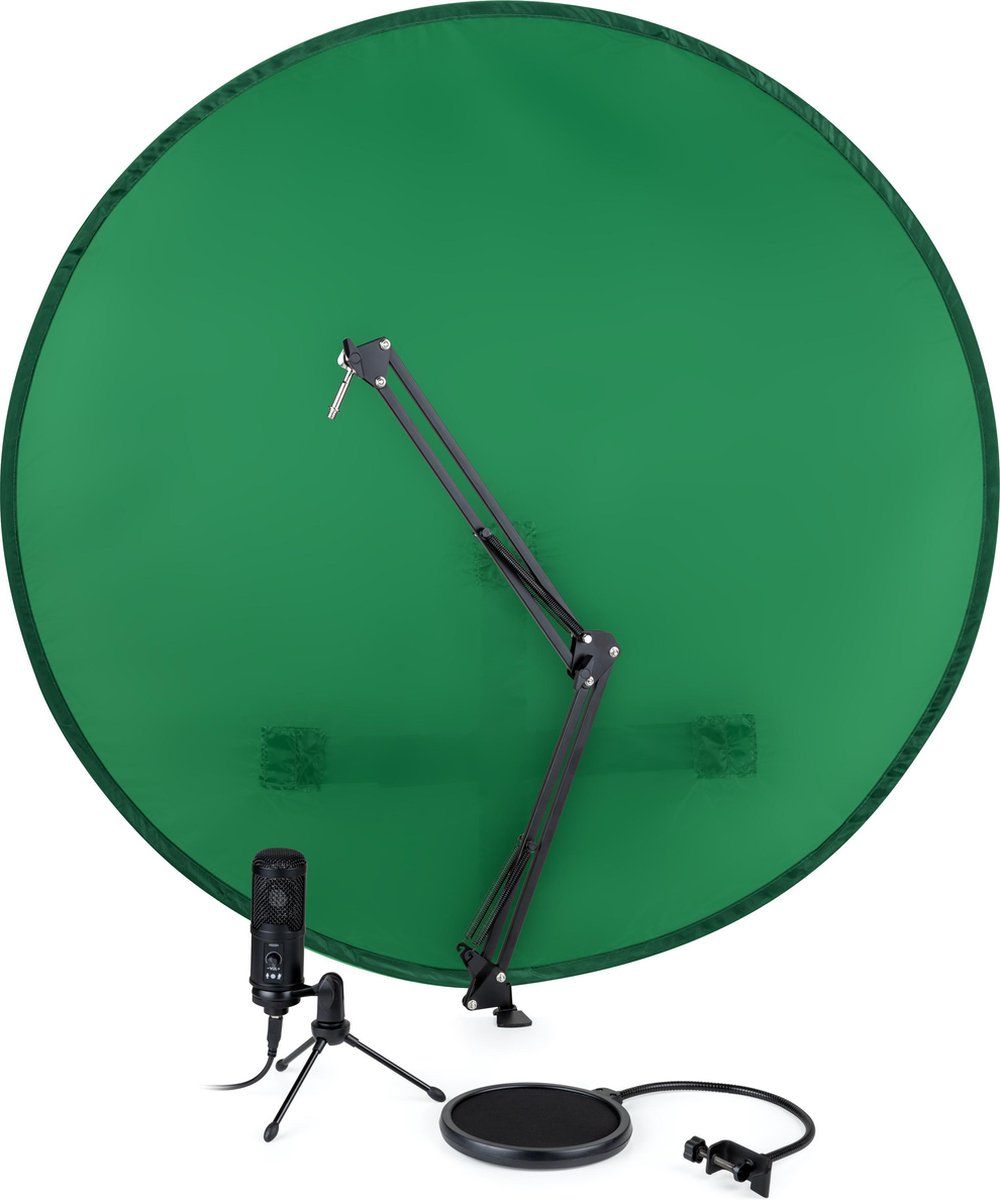Nacon Multi Streaming Kit + Green Screen - Zwart