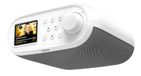 Hama Radio internet numérique, Dab/Dab+/FM, intégrable, Bluetooth, wifi, alimentation secteur, écran couleur 2,4 pouces, haut-parleur 5 W, réveil, USB-C, sortie casque, entrée jack 3,5 mm - blanc