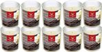 Trend Candles Geurkaars - 10 stuks - Anti-tabak - 25 branduren - Wit