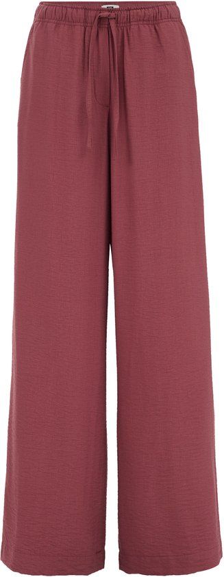 WE Fashion Dames wide leg broek - Oudroze - Maat 38