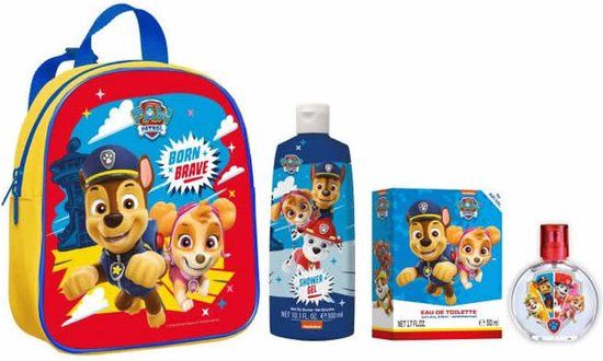 Nickelodeon Paw Patrol Gift Set Edt 50 Ml, Shower Gel 300 Ml And Backpack