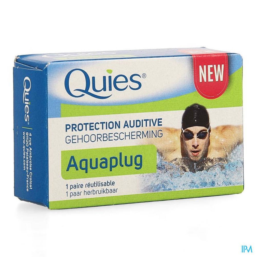 Quies Quies Gehoorbescherming voor Zwemmen Aquaplug 1 paar