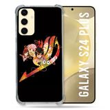 Cokitec Samsung Galaxy S24 Plus Hoesje - Versterkt - Manga Fairy Tail Logo - Zwart