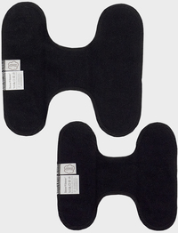 Imsevimse Wasbare inlegkruisjes - Zwart - 3 stuks