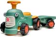 Falk Tracteur avec remorque, Maurice, volant, 100% fabriqué en France, 90% plastique recyclé, pour enfants à partir de 12 mois
