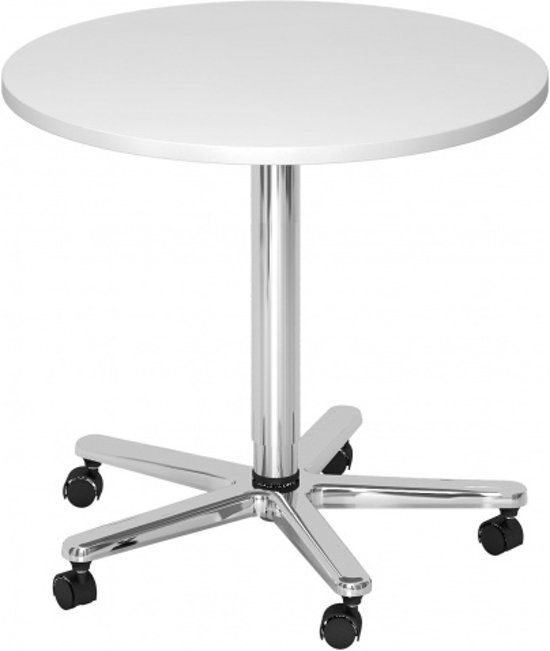 Hammerbacher Conferentietafel VST08/W/C - Tafel - Zilver