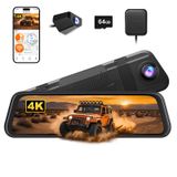 WOLFBOX M40 Rétroviseur Caméra embarquée 10 pouces