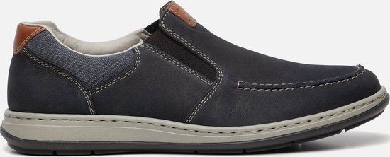Rieker 17360 Instappers Heren Maat 45 Blauw