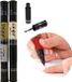 IZGO Naildesign 2 in 1 Nagellak DUO Nail Art Pen Start Set - Zwart Wit Goud Zilver - 20 ml