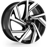 AVUS RACING AC-521 noir poli 9.5Jx19 5x114 ET45