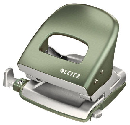 Leitz NeXXt 5006 - Papierperforator - groen/zilver